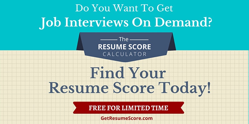 Do You Know Your Resume Score?