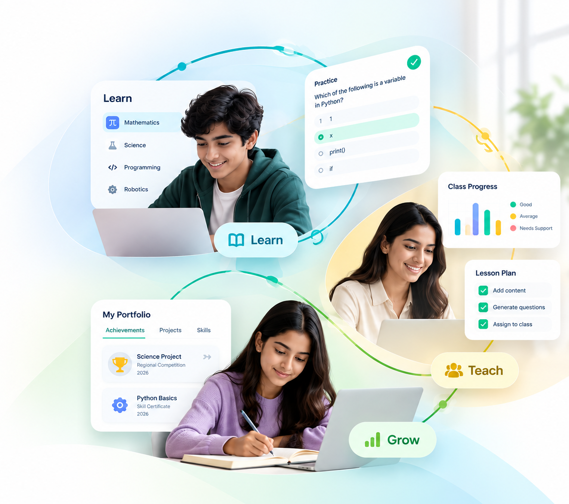 Students learning, teaching, and growing with MySphere